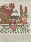 Vintage Hallmark Christmas Desserts Luncheon   Beverage Napkins