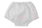 Nwt Feltman Bros White Pink Lace Baby Girls Bloomers Diaper Cover Newborn 0 3 M