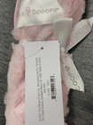  30 Little Scoops Baby Girl Pink Satin Plush Security Blanket