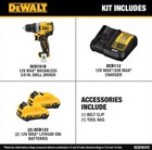 Dewalt Dcd701f2 12v Cordless Drill Driver Kit