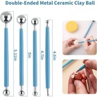 Clay Sculpting Tools Kit 25pcs Polymer Pottery Carving Tools Set With Sculpting