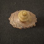 Vintage Chinese Snuff Opium Bottle Eighteen Luohan Brown Carved Resin