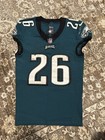2022 Miles Sanders Eagles Game Used Worn Jersey Vs Dal 10 16 22 Td  Coa Unwashed