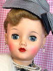 Vintage 18  Ideal Fashion Doll Miss Revlon In Custom Outfit With Accessories