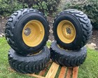 4-hd 12-16 5 Sks-8 Skid Steer Tires rims For Cat 236 242 246 248 252 256 262 272