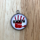 Mmiw   Stolen Sisters  Glass Cabochon Charm