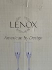 Lenox True Love Personalized Wedding Champagne Flutes Set Of 2 Silverplate