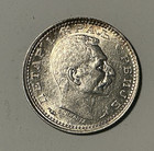1915 Serbia Silver 50 Para - King Peter I - Wwi Era - 83 5  Silver - Km  24