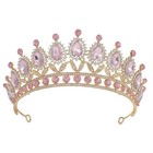 Elegant Crystal Princess Crown Tiara Headband For Women - Bridal   Party Accesso