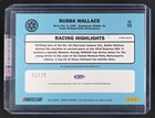 2019 Donruss Racing Bubba Wallace Optic Signatures Holo  75