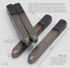 Metal Stamp Alignment Tool With Case stamping Guide Jig For Letter number Stamps