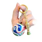 2026 Fifa World Cup Soccer Ball Trophy Keychain Football Fan Souvenir Gift