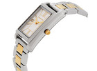 Michael Kors Essex Two-tone White Dial 26mm Rectangular Women s Watch Mk4967