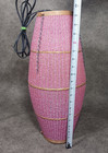 Vintage Beaded Pink Swag Light Hanging Lamp Boho Needs Re-wired Repair