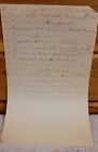 1883 Antique Journal Diary Entry Page Single Sheet Jan-feb