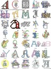 29 Different Cross Stitch Alphabet Sets Embroidery Machine Designs Pes Usb Drive