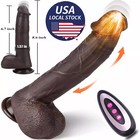 Thrusting Dildo Heating Sex Toys Telescopic Realistic Dildo Vibrator For Women