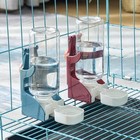Bird Feeder Water Dispenser Parrot Feeder Cage Clear Parakeet Seed Container
