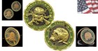 Good Luck Heads Tails Challenge Coin   heads We Win Tails You Lose