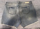 Slink Jeans Women s Shorts Sz 20 Curvy  Distressed Raw Hem Blue Denim Jean Short