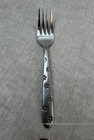 1 Oneida Silver Daisy Frost 6 5  Dessert Fork Stainless Steel 18 10 Flatware Mcm