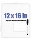 Small Dry Erase Board With Hanging  12x16 Magnetic White Board With Marker  D   