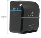 Marathon Automated Hardwound Paper Towel Dispenser  Black