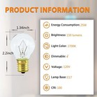 Lava Lamp Bulb  25 Watt Original Replacement Bulb For 14 5-inch 20-ounce Lava La