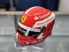 Charles Leclerc Signed Official Ferrari Mini Helmet Richard Mille Puma Beckett