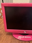 Rare Vintage Sanrio Hello Kitty Pink 19  Tv monitor - Intertek Kt2219 For Parts