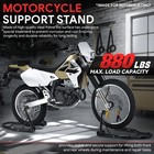 2pcs Front   Rear Motorcycle 880lbs Swingarm Stand Spools Wheel Lift Jack Bike