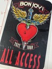 Bon Jovi Commemorative 2022 Tour All Access Backstage Pass And Lanyard