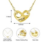Infinity Cremation Urn Necklace For Human Ashes Heart Ashes Necklace For Women M