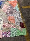 Vintage Handmade Crazy Quilt Patchwork Scrap 81x34 