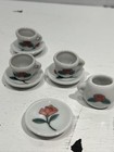 Lot Of 8 Vintage Madeline Child s Flower Mini China Tea Set- Replacement