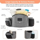 All-in-one Hip Seat Baby Carrier  Ergonomic  Breathable  Adjustable Waist