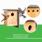 Amaprime Wooden Bird House     Bule Bird House  Durable Birdhouses For Outdoor    