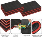 6 Pack Tool Box Foam Inserts For Cases  22x18x1 Inch Tool Box Liner Polyethyl   