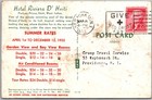 Vintage Postcard Hotel Riviera D  Haiti Pool Port-au-prince  Haiti 1950s