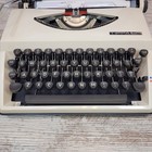 Adler Tippa S Typewriter Ta Organisation Made In Holland Case White Vtg 