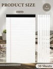Legal Pads 8 5 X 14 Note Pads  8 Pack White Paper Pads 8 5  x 14    Wide Rule   