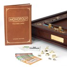 Monopoly Luxury Wooden Edition With Wood Game Board New Premium Collectible
