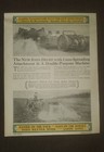 Vintage 1930 John Deere Manure Spreader Advertising Flyer Poster Sales Brochure