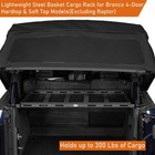 Steel Rear Cargo Basket Rack Storage Trunk Shelf Fit Ford Bronco 2021-2025 4door