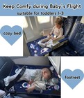 Portable Toddler Airplane Seat Plane Bed Baby Travel Essentials For 1-3 Years