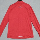 Nike Dri-fit Element Half Zip L s Running Top Mens Medium Red Embroidered Nwt