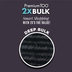 Bulk Weaving-2x Deep 1 Pack 18 Inch Jetblack Deep 1