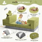 1 4m Kids Couch Play Set  9 Pcs Modular Kids Sofa Couch Nugget Couch Playhouse