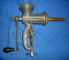Enterprise No 10 Cast Iron Meat Grinder Clamp On Hand Crank Sausage Stuffer