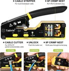 Pass Through Rj45 Crimp Tool Kit For Network Cat6 Cat5e Cat5   Ethernet Crimping